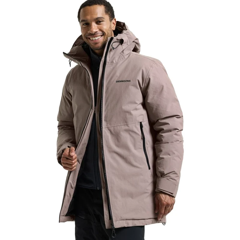 Didriksons Tempest Herren Parka ash-brown