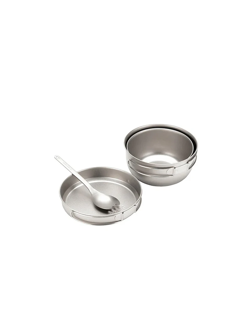 Snow Peak 3 Piece Titanium Cookset