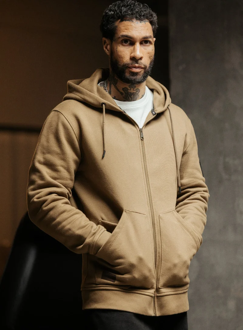 DISSIDENT-HOODIE MIT REISSVERSCHLUSS