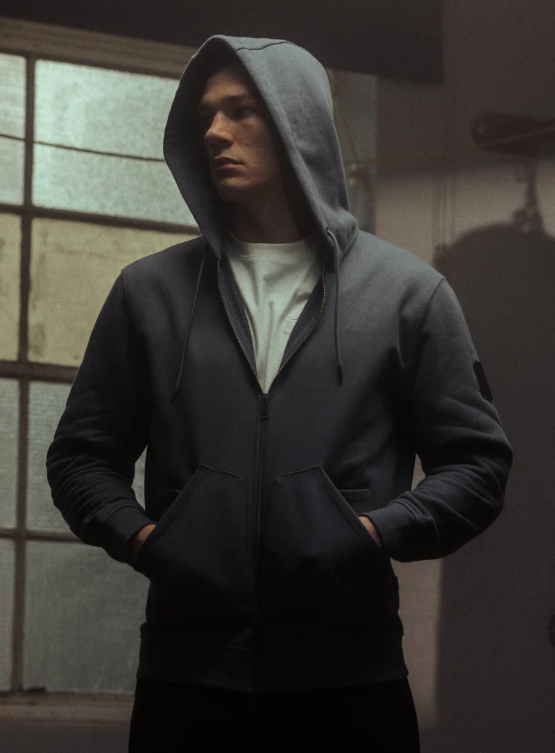 DISSIDENT-HOODIE MIT REISSVERSCHLUSS