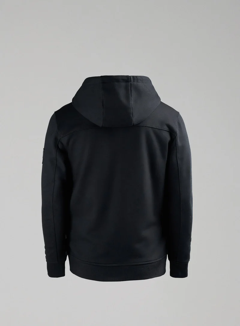 DISSIDENT-HOODIE MIT REISSVERSCHLUSS