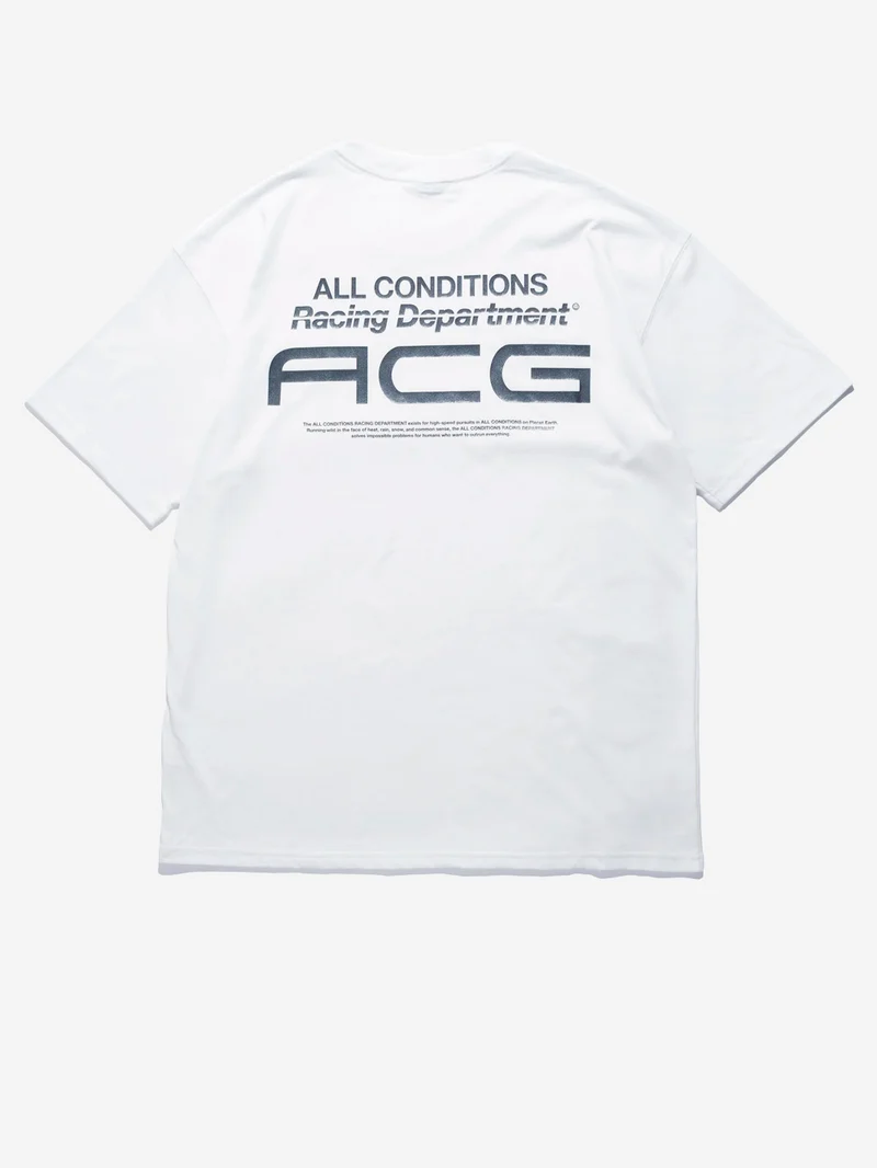 ACG T-Shirt bianca'Racing Department'