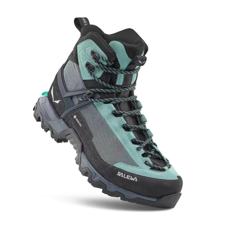 Salewa MTN Trainer 3 Tech Mid GTX Women willow orion blue