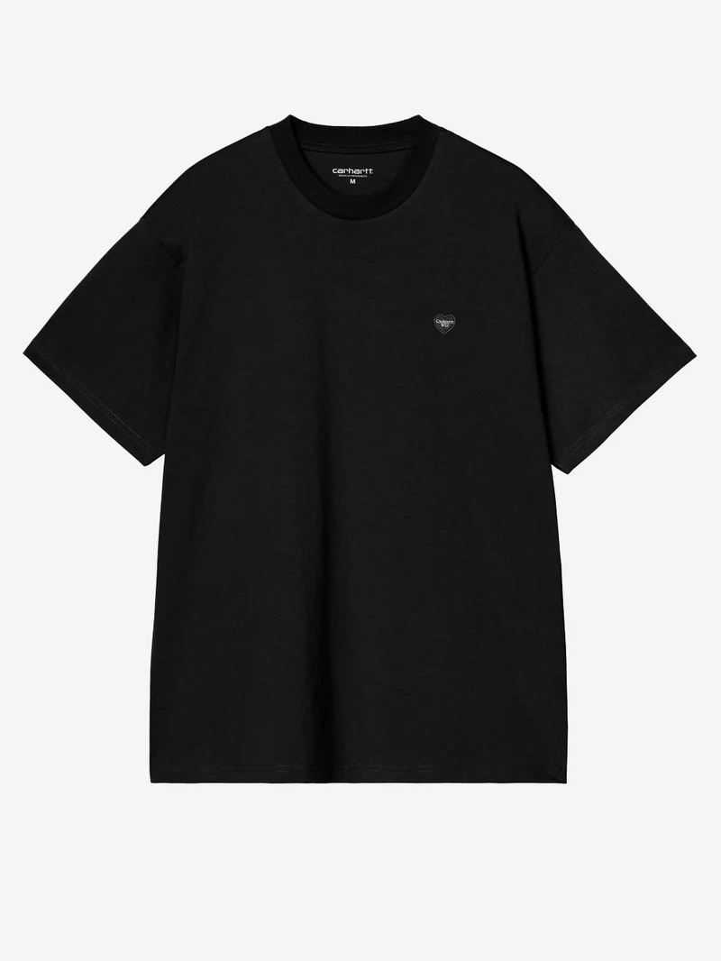 T-shirt nera S/S 'Small Heart'