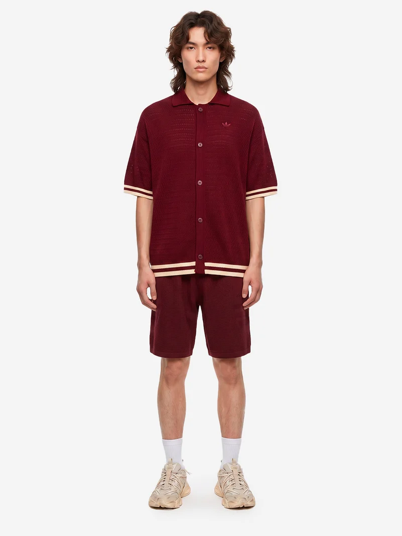 Shorts bordeaux in maglia 'Munich'