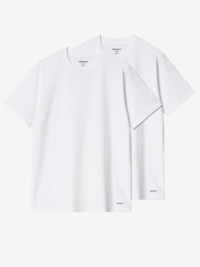 T-shirt bianca Standard Crew Neck (x2)