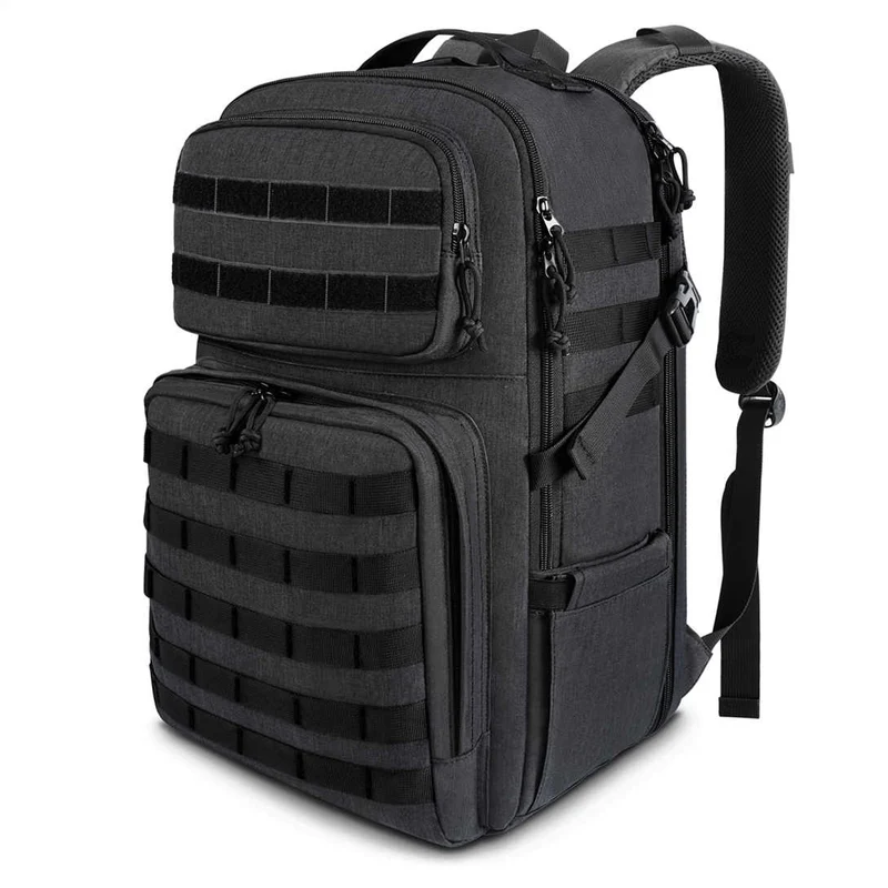 Black Tactical Backpack