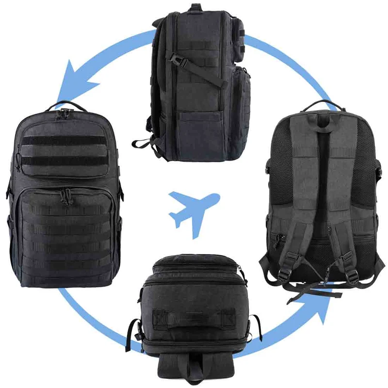 Black Tactical Backpack