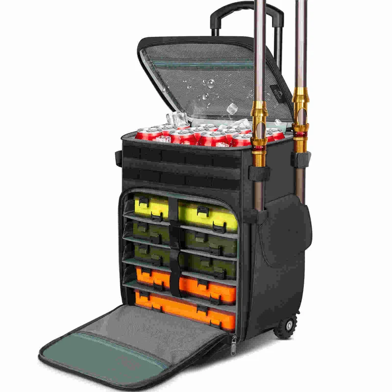 Rolling Tackle Box Backpack