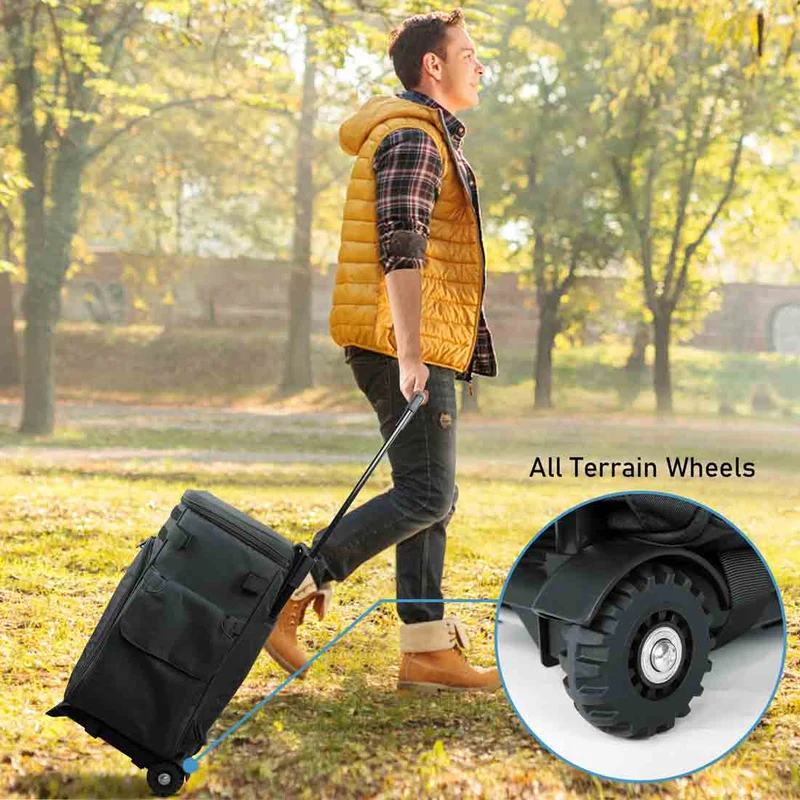 Rolling Tackle Box Backpack