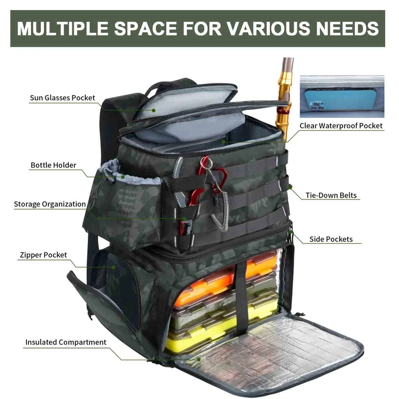Fishing Backpack (4 colors)