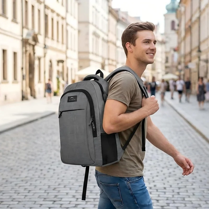 Gray Mlassic 15.6 inch Laptop Backpack