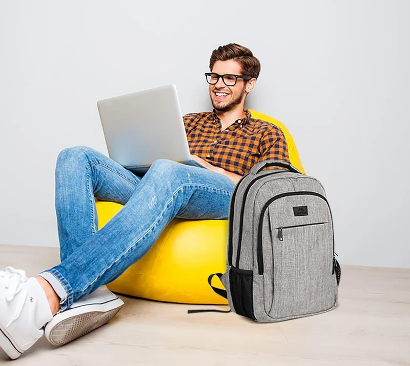Gray Mlassic 15.6 inch Laptop Backpack