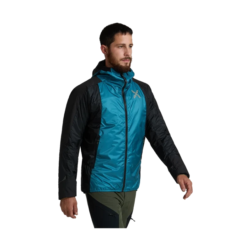 Montura Skisky Evo Hooded Jacket Steel blue sunny lime