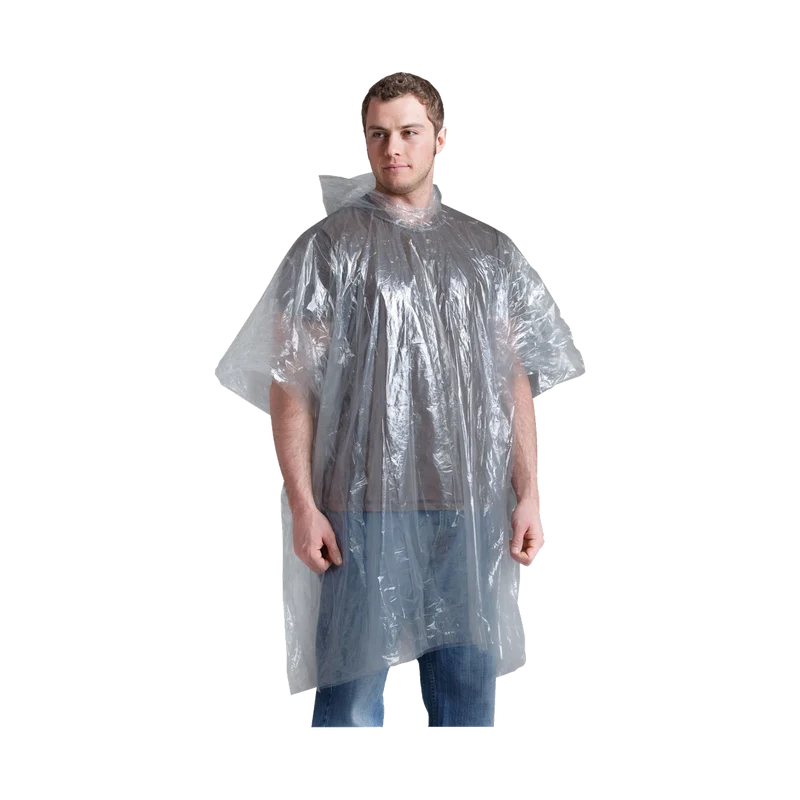 CL Notfall Poncho transp. Grey