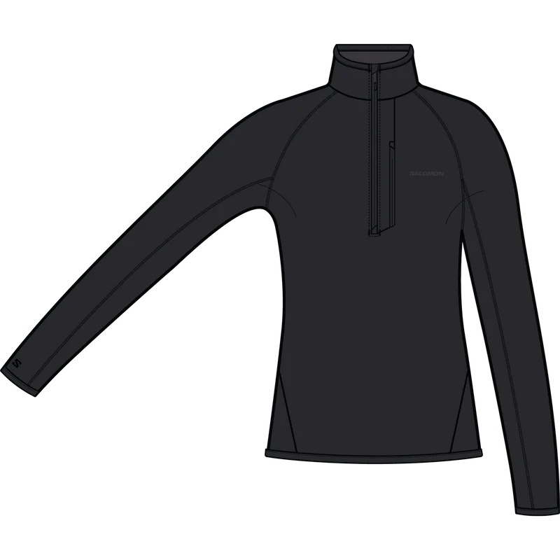 Salomon Essential Lightwarm Half Zip Dames
