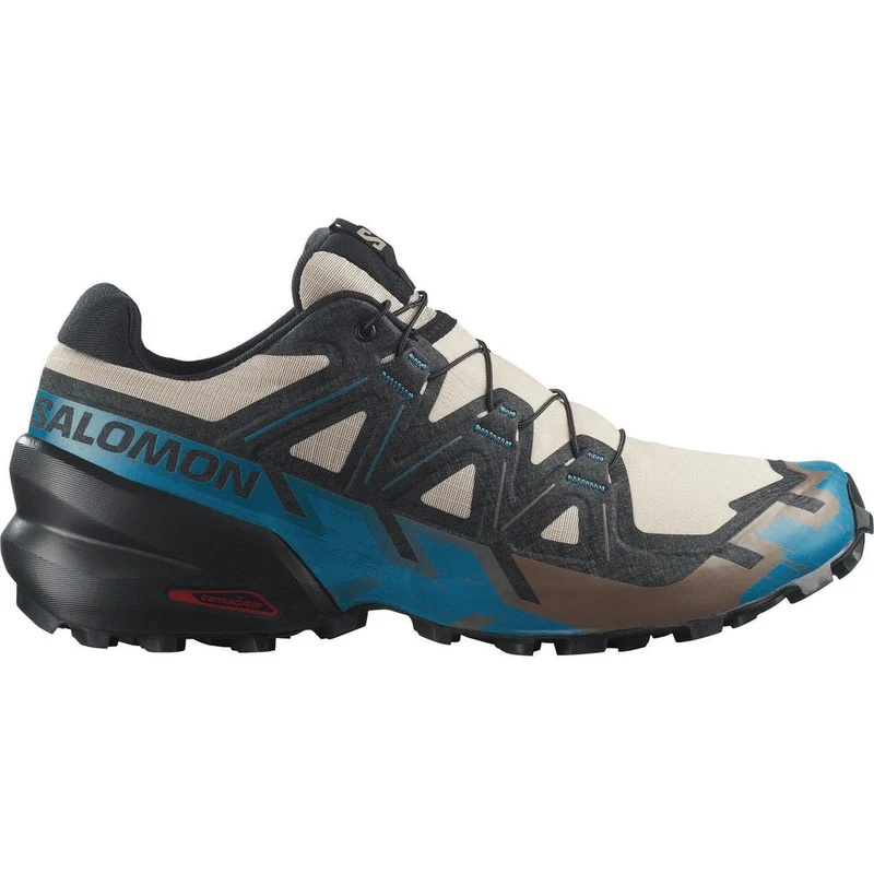 Salomon Speedcross 6 Herren Trailrunningschuh oxford tan/black/mykonos blue