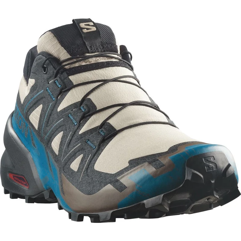 Salomon Speedcross 6 Herren Trailrunningschuh oxford tan/black/mykonos blue