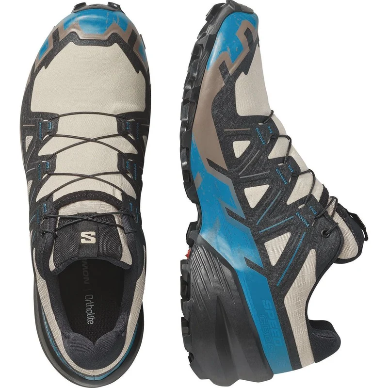 Salomon Speedcross 6 Herren Trailrunningschuh oxford tan/black/mykonos blue