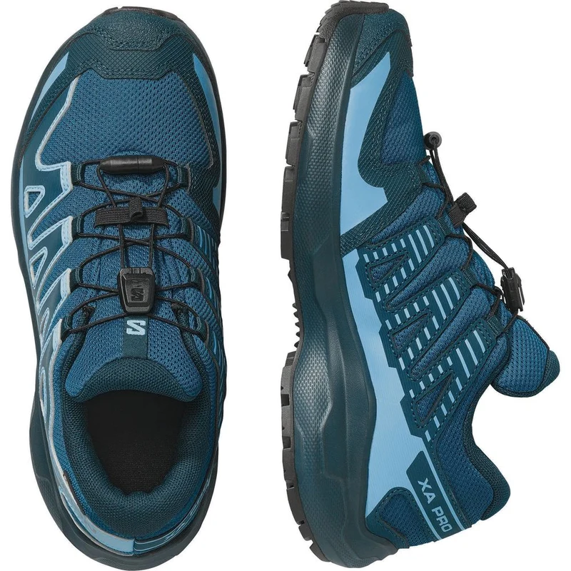 Salomon Shoes XA Pro WP Kinder Wanderschuh mykonos blue/gibraltar sea/ojos del