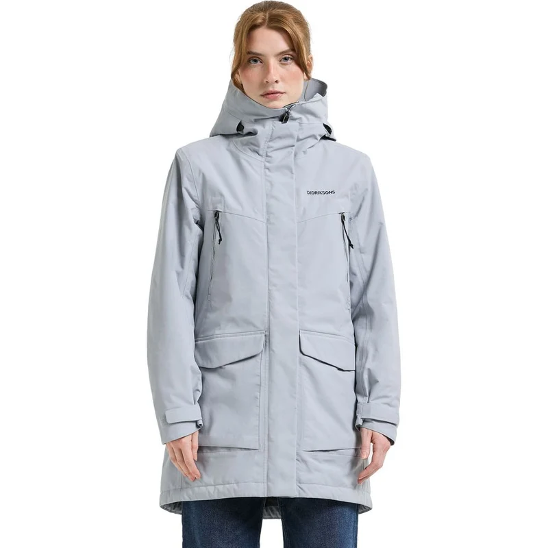 Didriksons Felia Damen Parka frost-blue