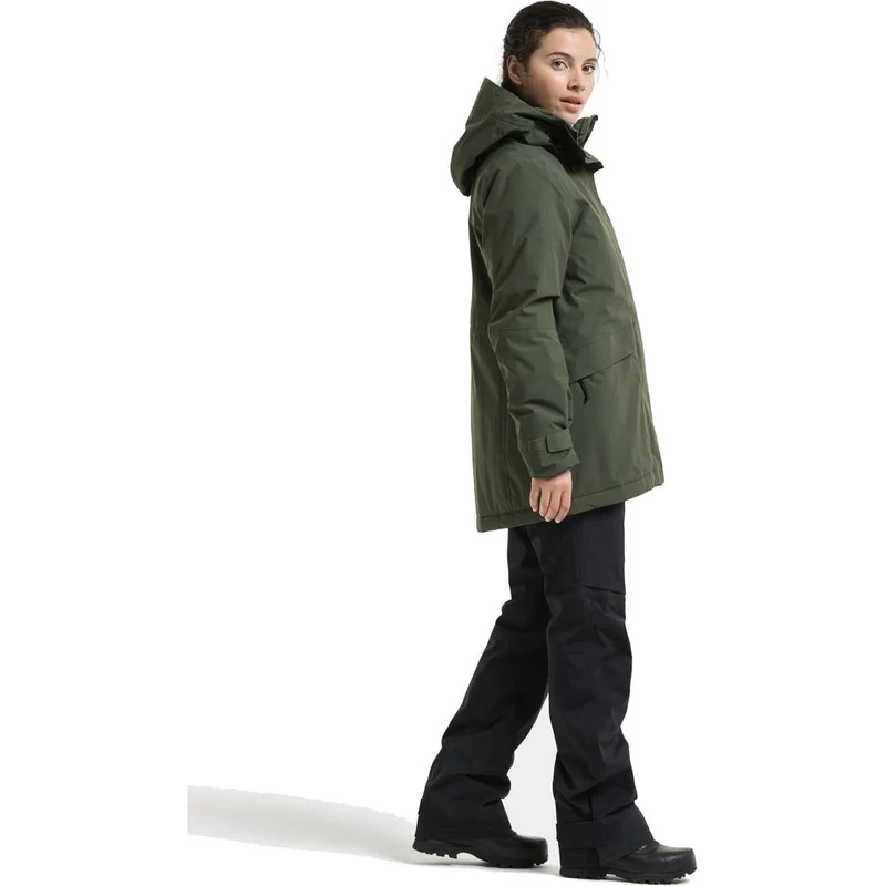 Didriksons Essa Damen Parka deep-green