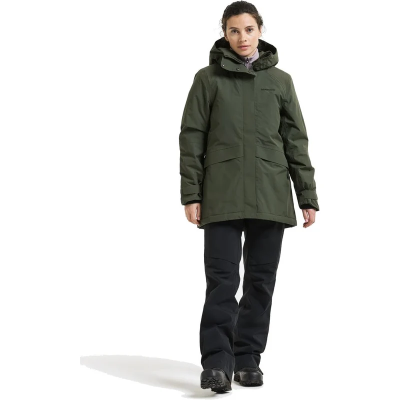 Didriksons Essa Damen Parka deep-green