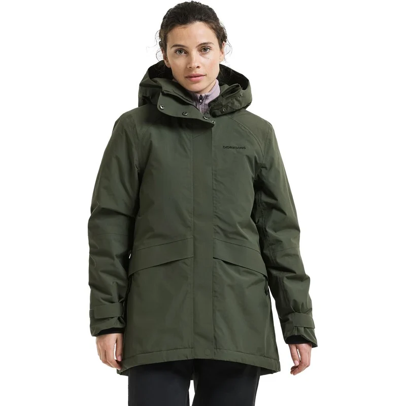 Didriksons Essa Damen Parka deep-green