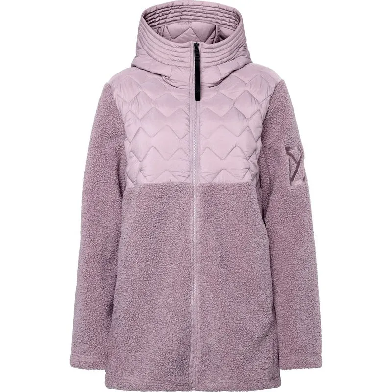 Didriksons Bibi Womens Fullzip 2 Damen Isolationsjacke lilac-haze