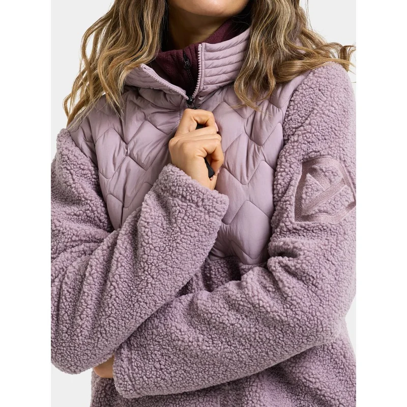 Didriksons Bibi Womens Fullzip 2 Damen Isolationsjacke lilac-haze