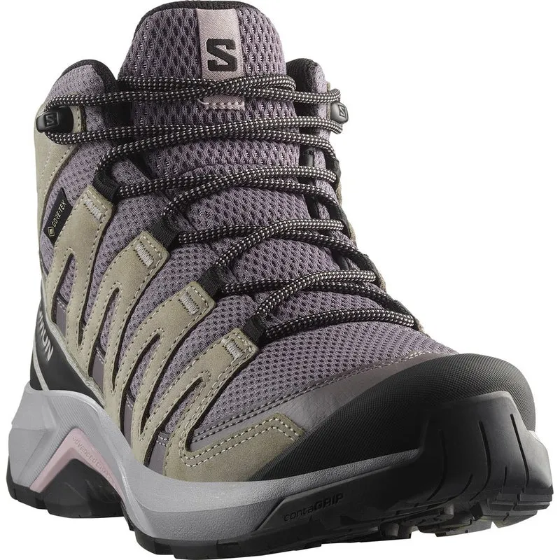Salomon X-Adventure Recon Mid GTX W Damen Wanderschuh excalibur/gull/nirvana