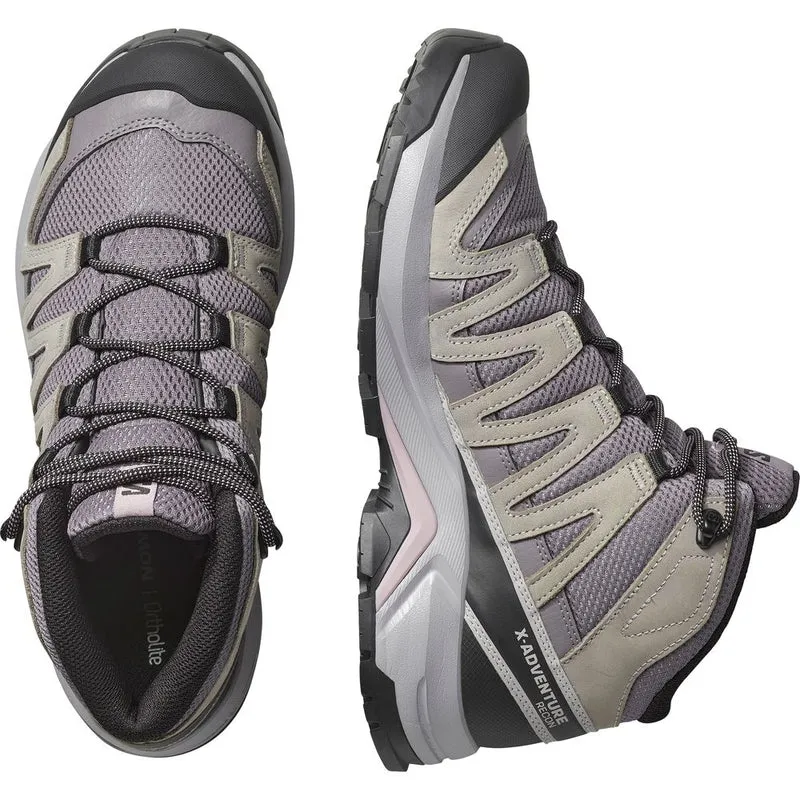 Salomon X-Adventure Recon Mid GTX W Damen Wanderschuh excalibur/gull/nirvana