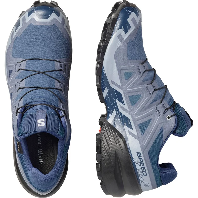 Salomon Shoes Speedcross 6 GTX Herren Trailrunningschuh Spellbound/Black/Tradewinds