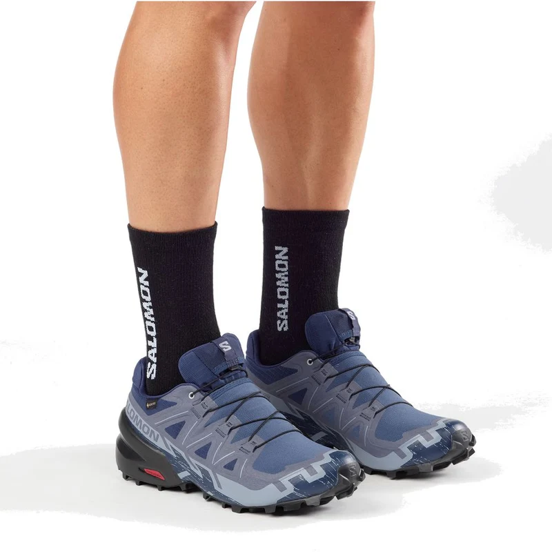 Salomon Shoes Speedcross 6 GTX Herren Trailrunningschuh Spellbound/Black/Tradewinds