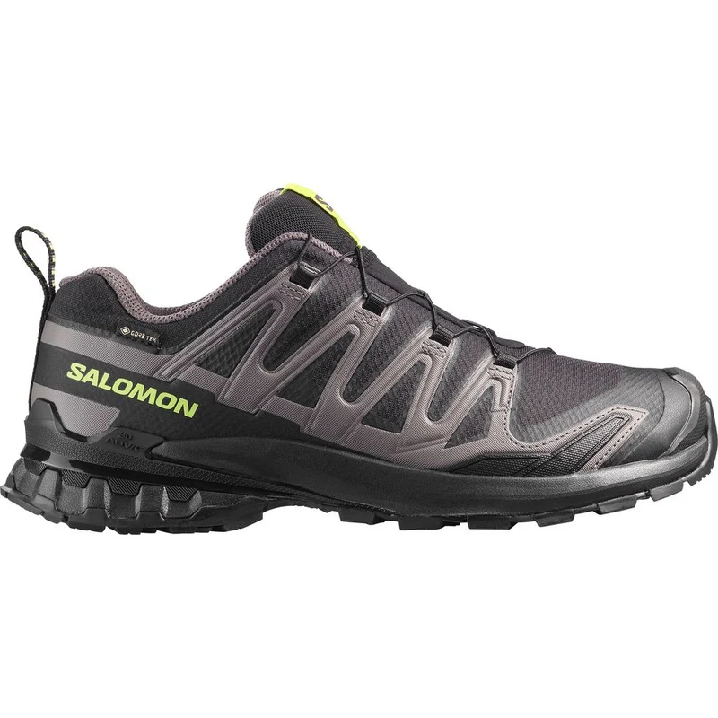 Salomon XA PRO 3D V9 GTX Herren Trailrunningschuh Black/Dark Gull Gray/Acid Lime