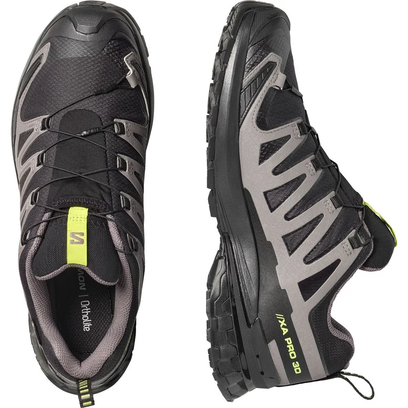 Salomon XA PRO 3D V9 GTX Herren Trailrunningschuh Black/Dark Gull Gray/Acid Lime