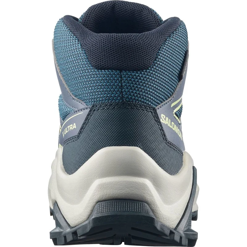 Salomon Shoes X Ultra Mid GTX J Kinder Wanderschuh Grisaille/Spellbound/Butterfly