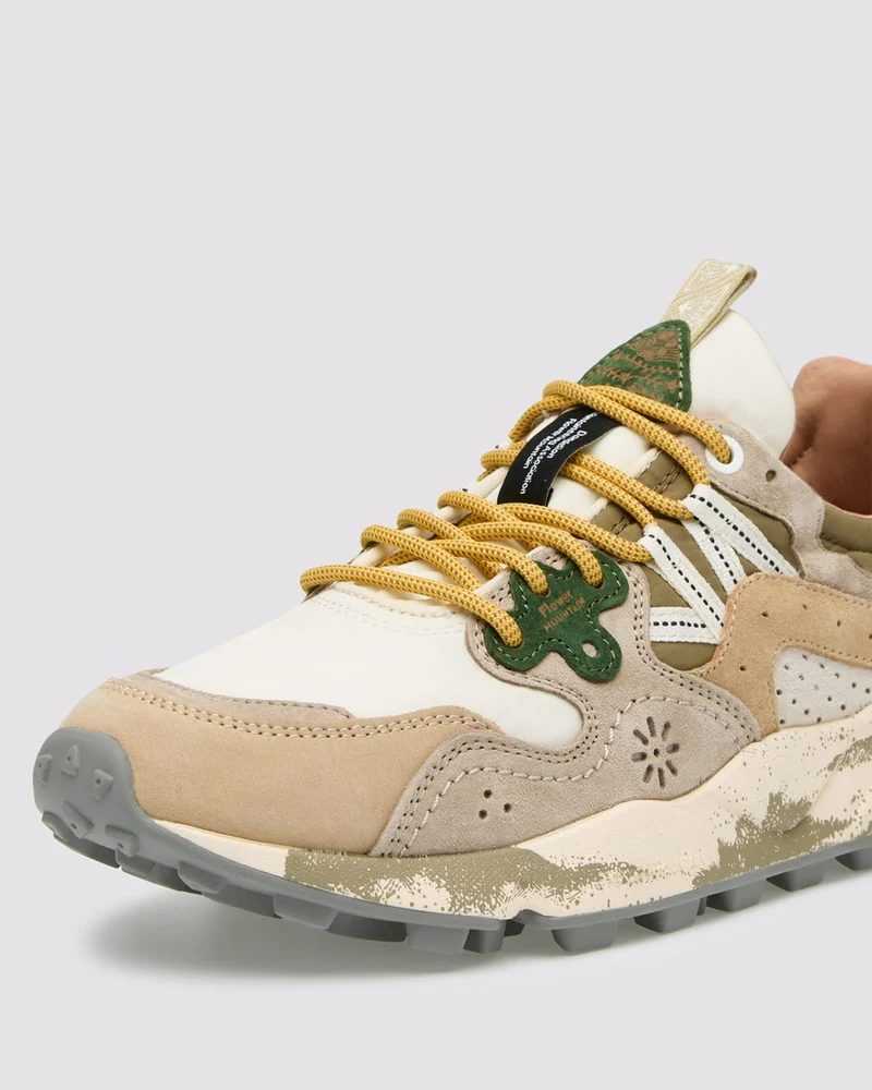 Flower Mountain Yamano 3 Uni 10th Limited Suede Nylon Taupe / Grey / Dark Green