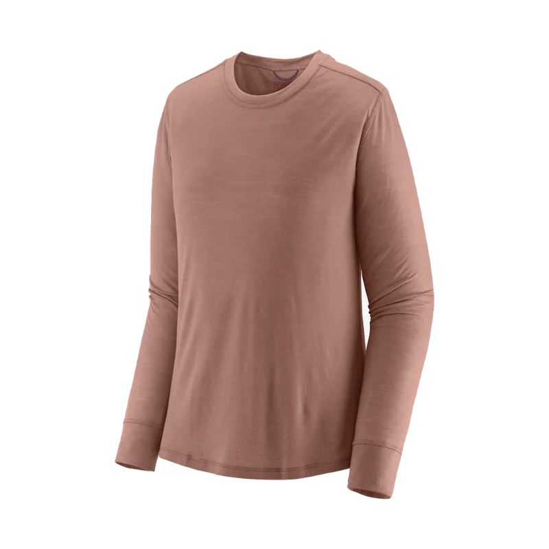 Patagonia L/S Cap Cool Merino Blend Shirt W Moonrise Taupe