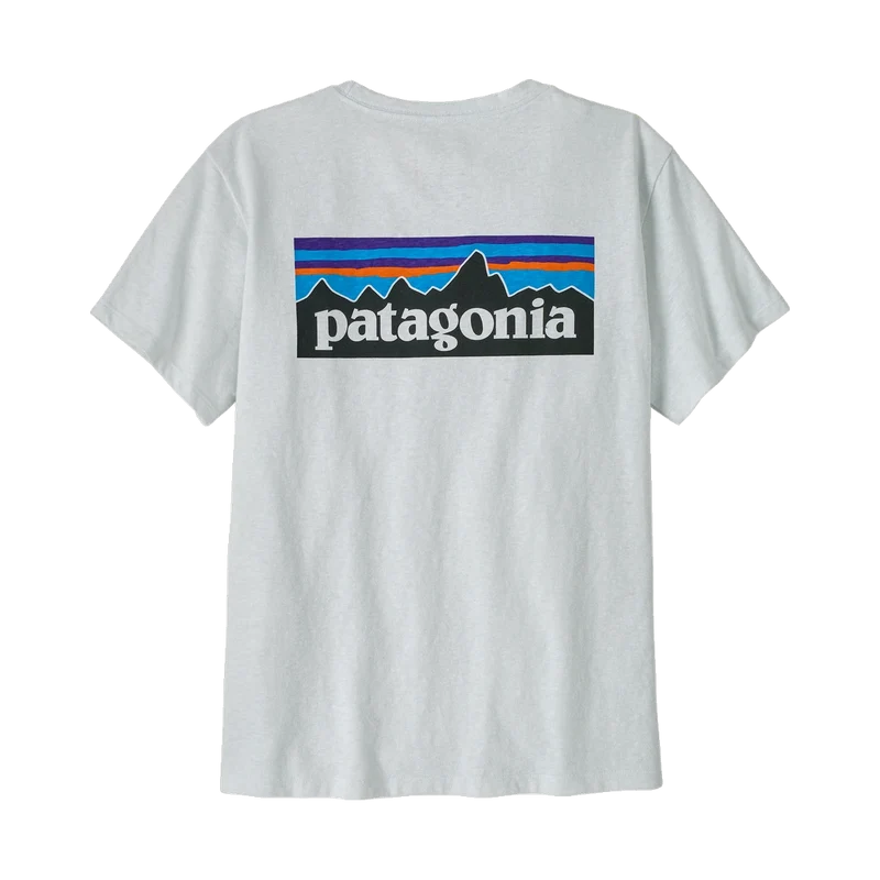 Patagonia P-6 Logo Responsibili-Tee W Fiber White
