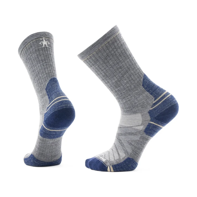 Smartwool Hike Targeted Cushion Crew Grey, komfortable Wandersocken für Trekking und Outdoor