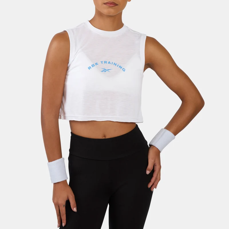Lux Cropped Graphic Tank