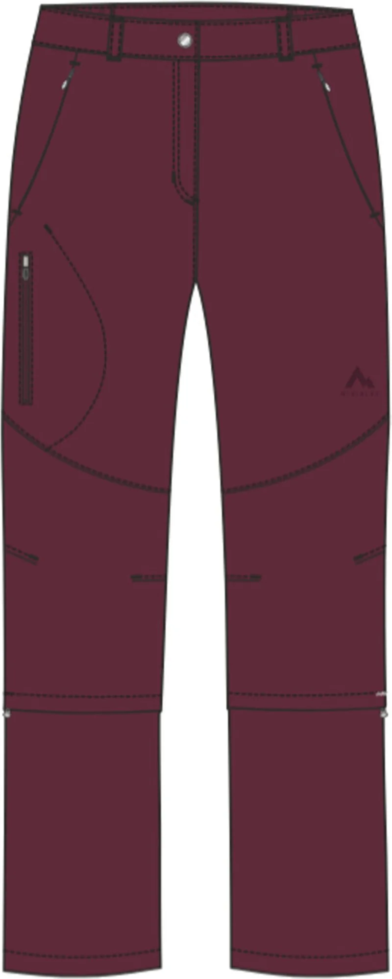 MCKINLEY Damen Zipp-Off-Hose mit Insektenschutz