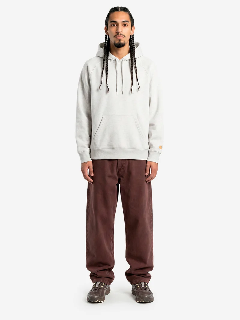 Hooded 'Chase' Sweat grigia chiaro