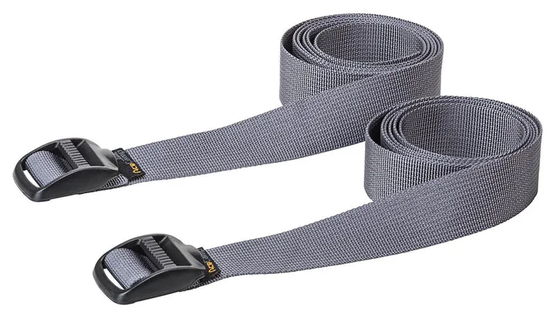 Nylon Utility Strap 120cm – 2er Pack Grau