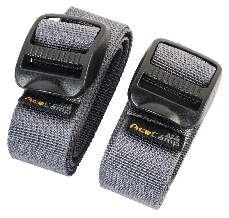 Nylon Utility Strap 120cm – 2er Pack Grau