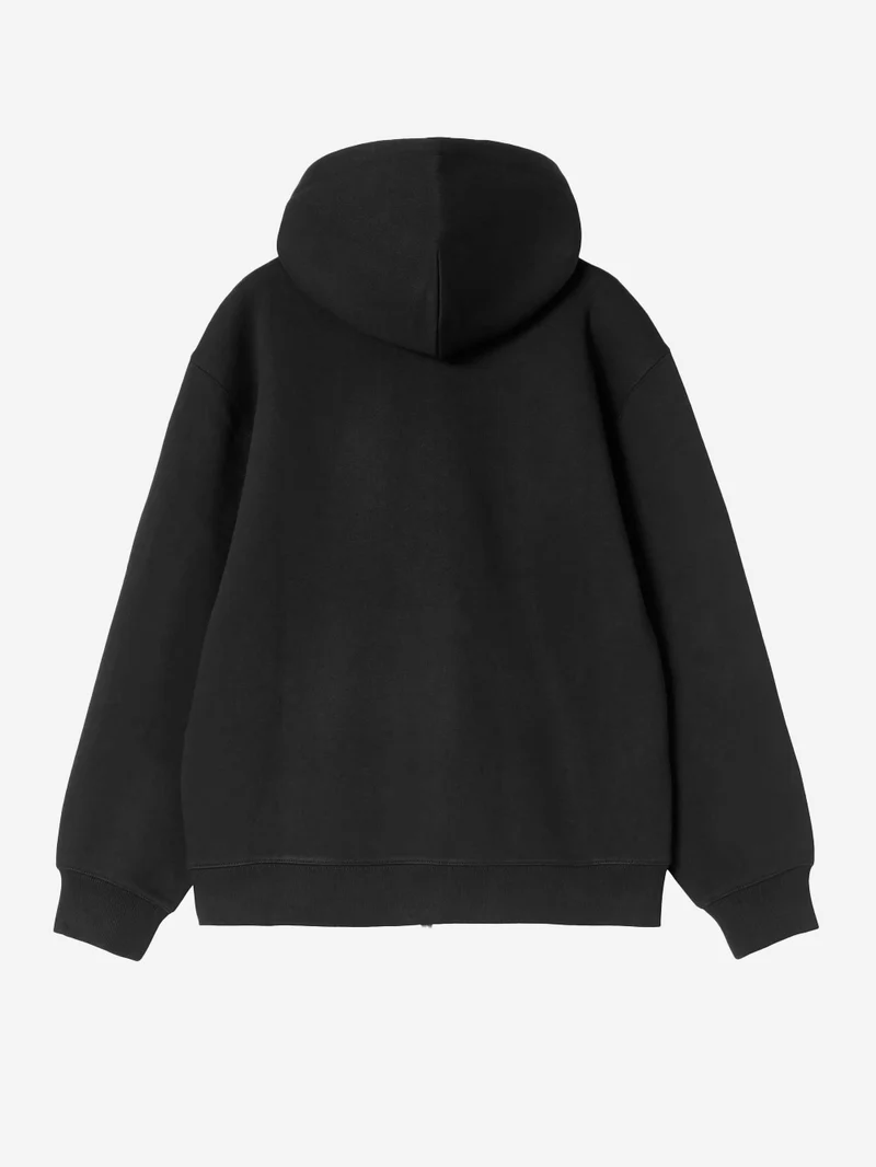 Felpa con cappuccio nera HD Small Heart Patch