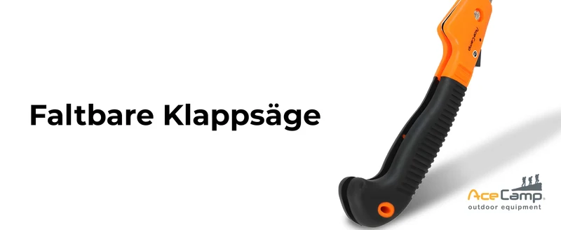 AceCamp Faltbare Klappsäge – kompakt & vielseitig einsetzbar