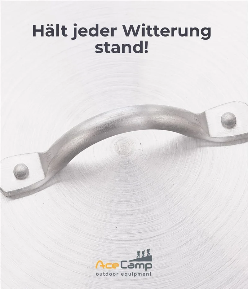 AceCamp Kochtopf 4 L aus Aluminium für Outdoor-Küche