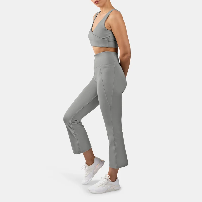 Lux Peached V-Neck Sports Bra